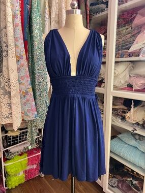 Dark Blue/Navy Express Dress, Medium